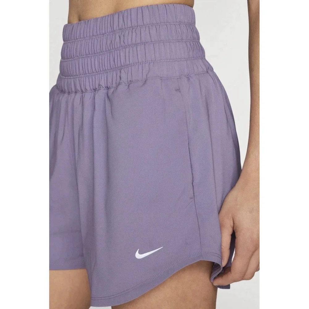 Nike Tempo Dri-FIT Purple Running Shorts High Rise Athletic Gym Workout Size XS